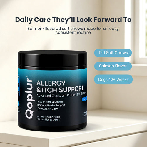 Qoplur Allergy & Itch Support Chews for Dogs